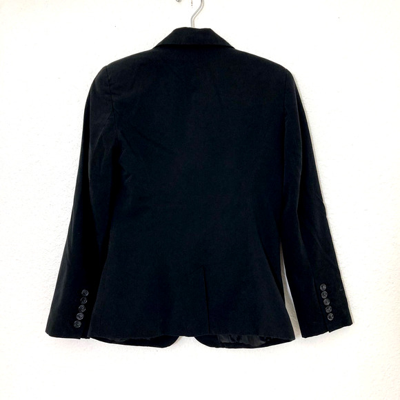 WORTHINGTON Black Button Blazer - Size 2P - Picture 4 of 5